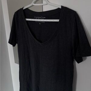 Campus Crew Classic Black V-Neck Tee